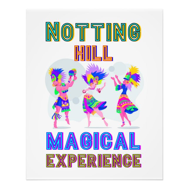 Notting Hill Carnival London England August Dancer Photo Print (Front)