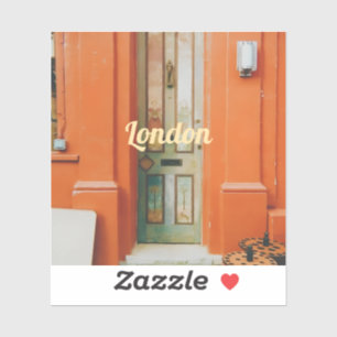 Notting Hill Doorstep, London, UK Bottle Opener Sticker