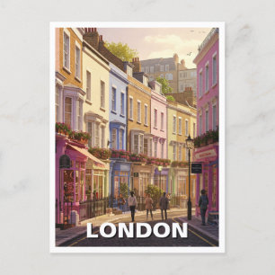 Notting Hill London Postcard