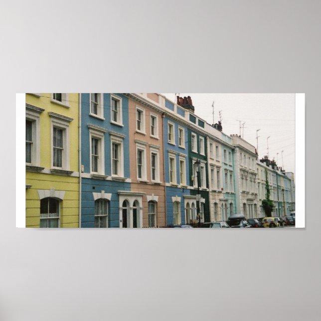 Notting Hill London Poster (Front)