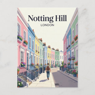 Notting Hill Street United Kingdom Postcard