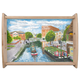 Nottingham Canal from Carrington Street Serving Tray
