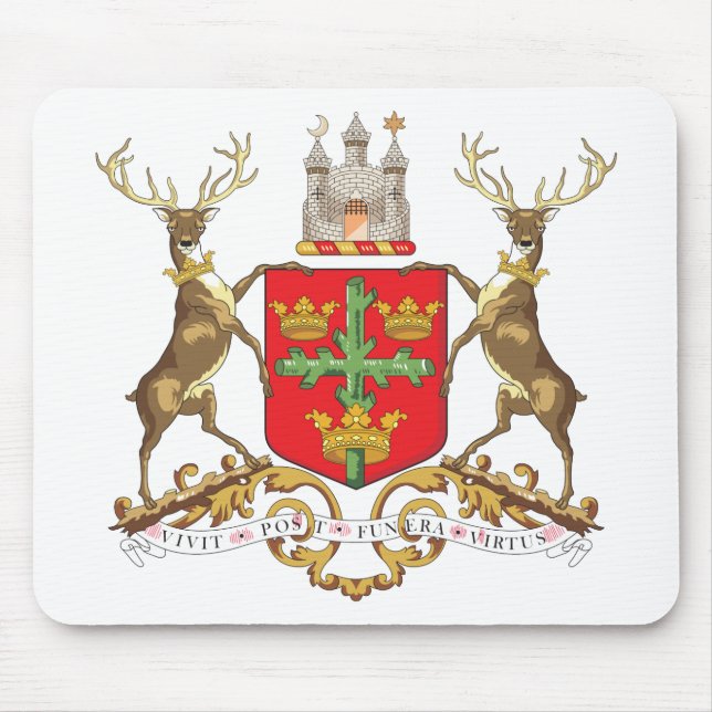 Nottingham Coat of Arms Mouse Pad (Front)