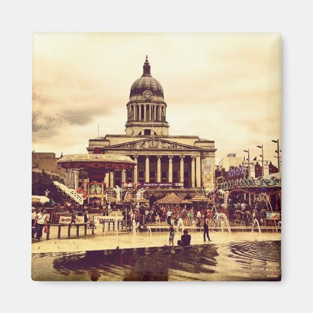 Nottingham Market Square Magnet (Front)