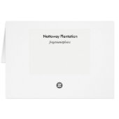 Nottoway Plantation Cards (Back Horizontal)