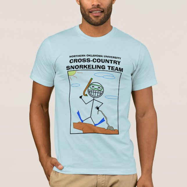 NOU Cross-Country Snorkeling T-Shirt (Front)