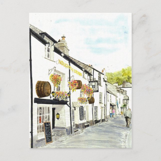 'Noughts & Crosses' Postcard (Front)