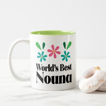Nouna Godmother Gift Two-tone Coffee Mug by MainstreetShirt at Zazzle
