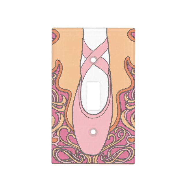Nouveau Ballet Light Switch Cover (Front)