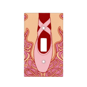 Nouveau Ballet Light Switch Cover