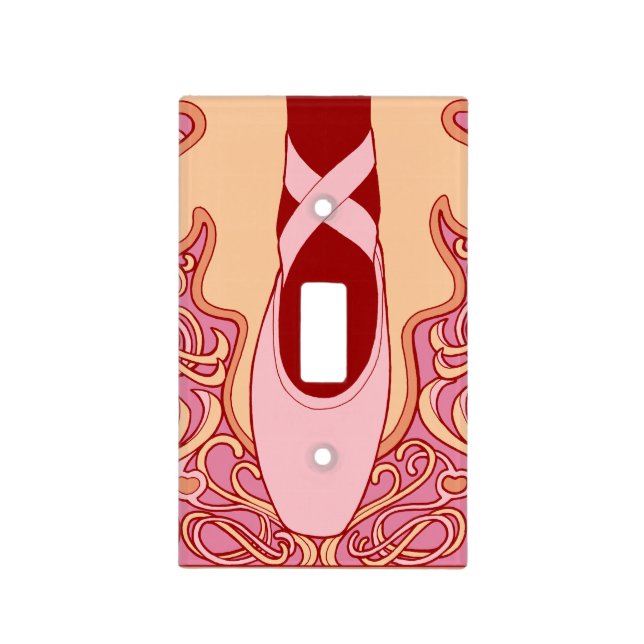 Nouveau Ballet Light Switch Cover (Front)