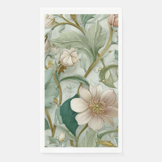 Nouveau Bloom Elegance Botanical Paper Guest Towels