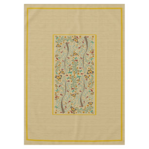 Nouveau Butterflies and Orange Trees 60" x 84" Tablecloth