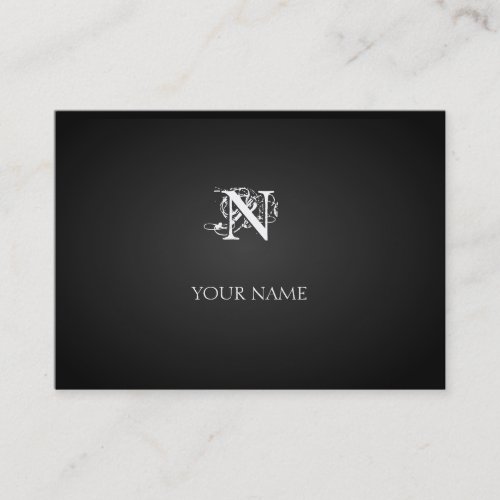 Nouveau Graphite Great Business Card Template