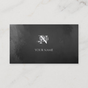 Nouveau Gray Business Card