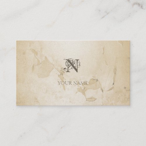 Nouveau Grunge Golden Business Cards