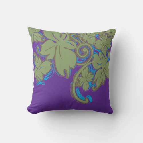 Nouveau Modèle de Feuille Throw Pillow