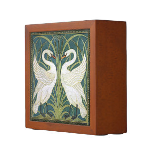 Nouveau Swans Desk Organizer