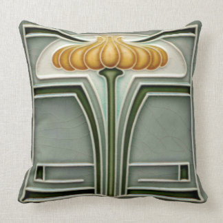 Nouveau Tile N° 1 Throw Pillow