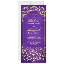 Nouveau Victorian: Pale Gold & Aubergine Wedding