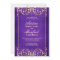 Nouveau Victorian | Vintage Purple & Gold Wedding