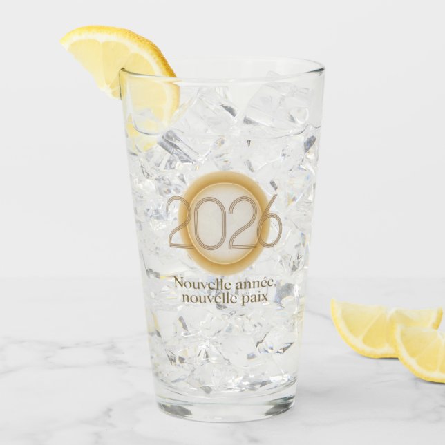 Nouvelle année, nouvelle paix glass (Front Ice)