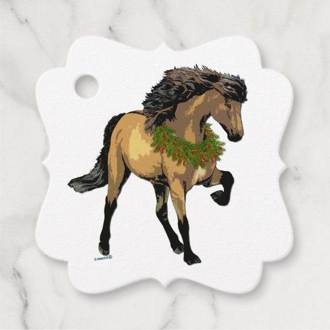 Nouvelle Christmas Favor Tags (Front)