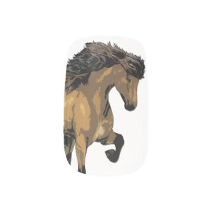 Nouvelle Vogue Buckskin Icelandic horse Minx Nail Art