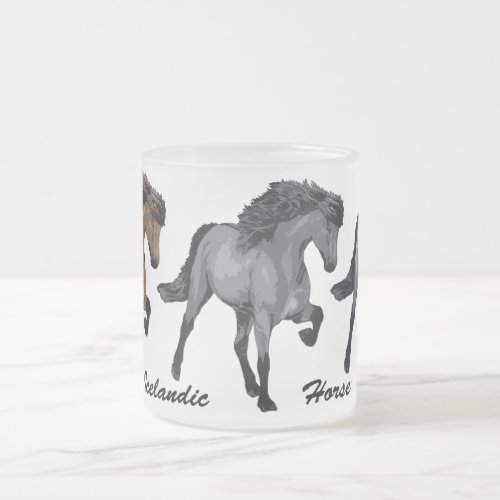 Nouvelle Vogue Frosted Glass Coffee Mug