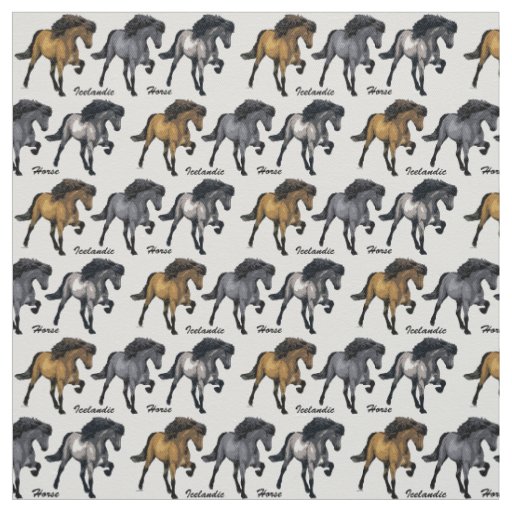 Nouvelle Vogue Icelandic Horse Fabric