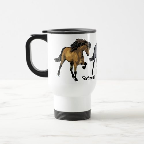 Nouvelle Vogue Icelandic Horse Travel Mug