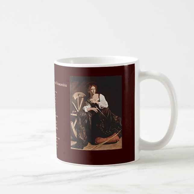 Nov 26 St. Catherine of Alexandria Coffee Mug (Right)