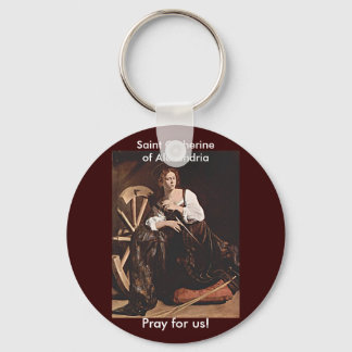 Nov 26 St. Catherine of Alexandria Keychain