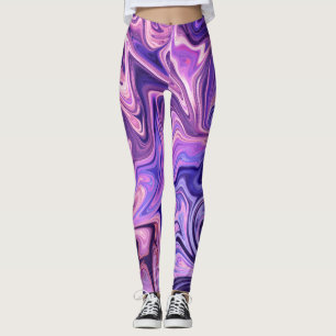 Nova Abstract Painting Best Abstract Art Leggings