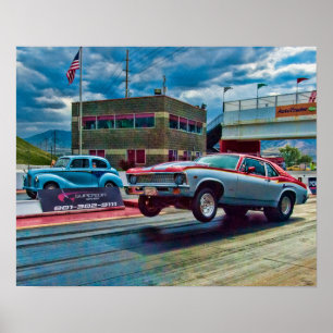 Nova Drag Racing Poster