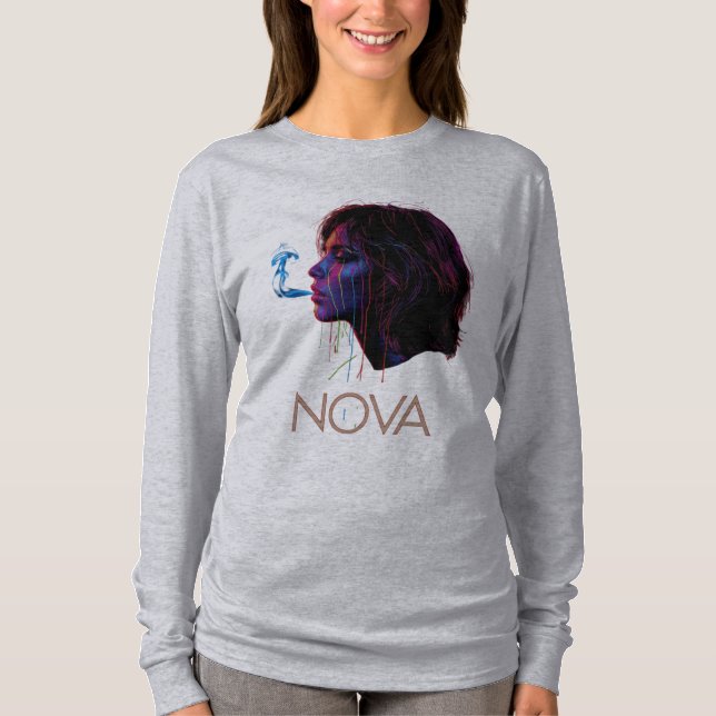 Nova Glow Painted Silence T-Shirt (Front)
