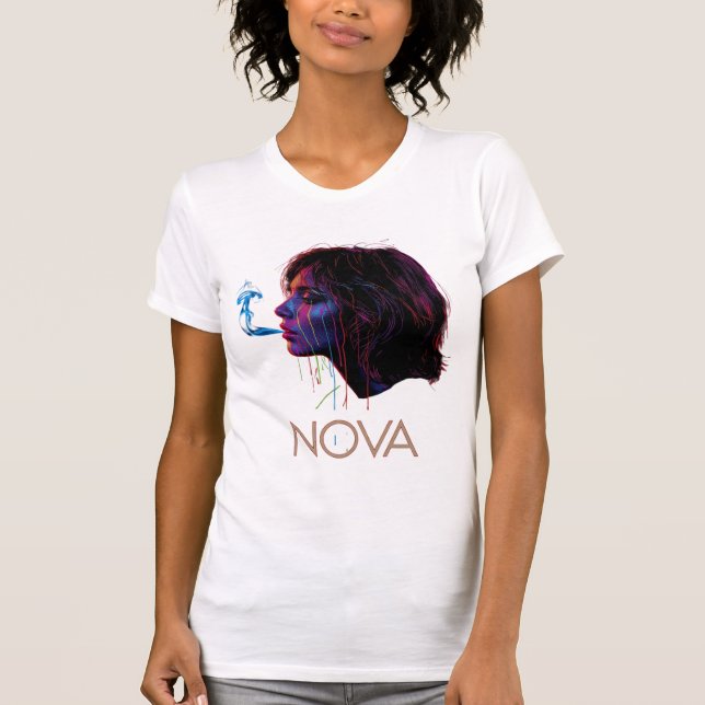 Nova Glow Painted Silence T-Shirt (Front)