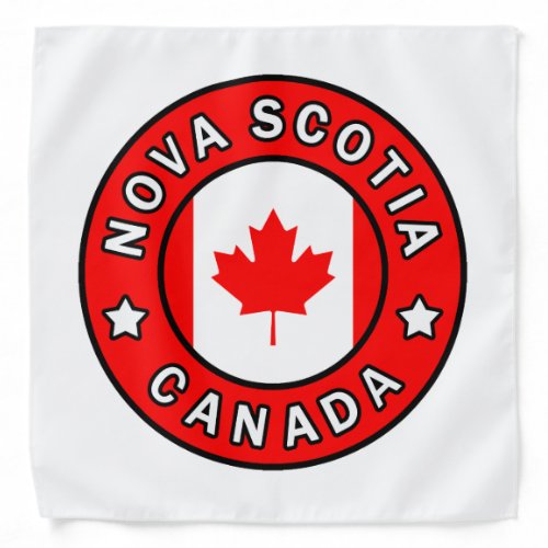 Nova Scotia Canada Bandana