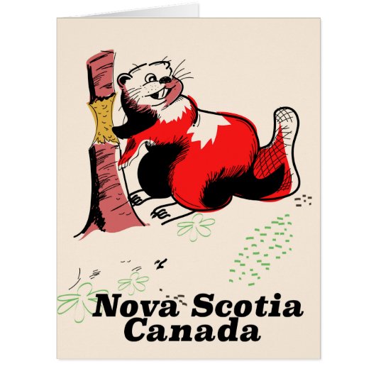 Nova Scotia canada Cards (Front)