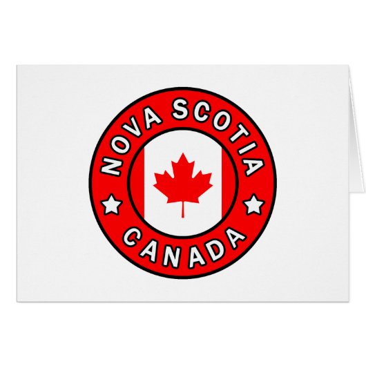 Nova Scotia Canada Cards (Front Horizontal)