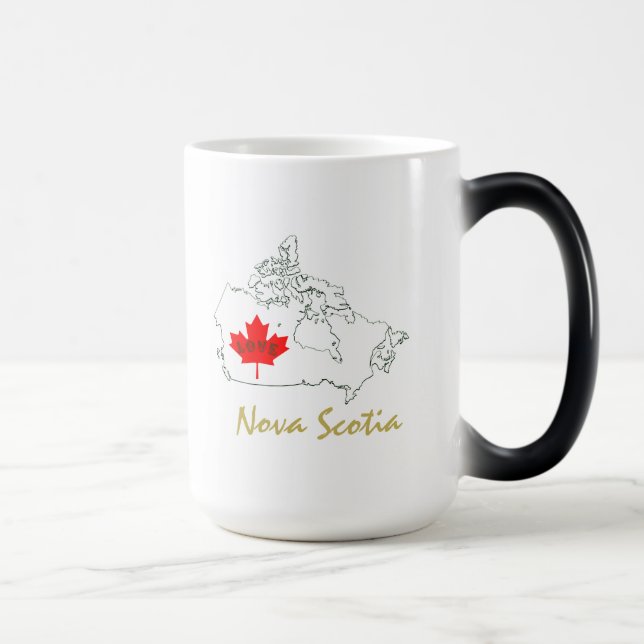 Nova Scotia Canada Day  coffee tea cup mug (Right)