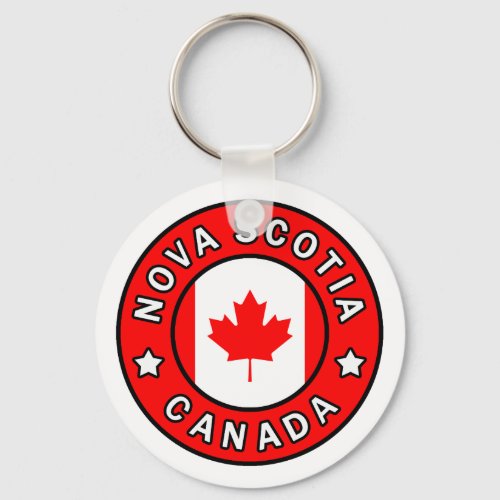 Nova Scotia Canada Keychain