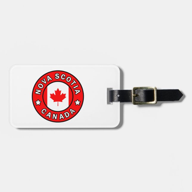 Nova Scotia Canada Luggage Tag (Front Horizontal)