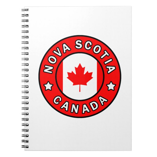 Nova Scotia Canada Notebook (Front)