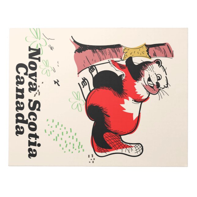 Nova Scotia canada Notepad (Front)