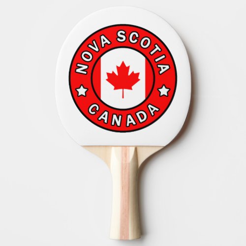 Nova Scotia Canada Ping_Pong Paddle