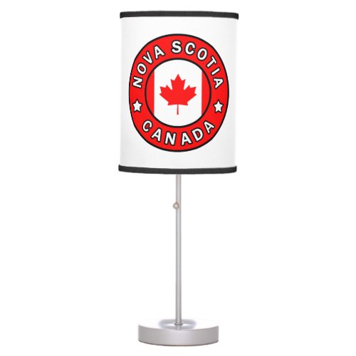Nova Scotia Canada Table Lamp