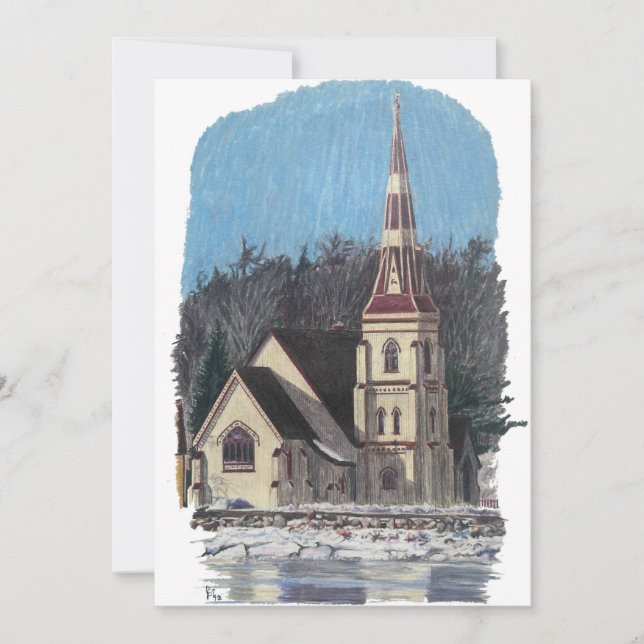 Nova Scotia Christmas Flat Holiday Card (Front)