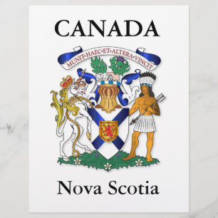 Nova Scotia coat of arms Flyer