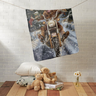 Nova Scotia Dog Christmas Baby Blanket